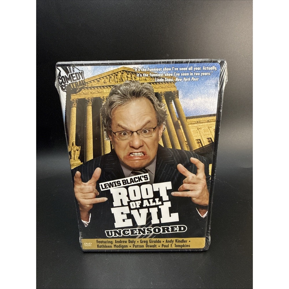 Lewis Black's Root of All Evil Uncensored (DVD) 2008 FACTORY SEALED,
